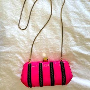 Rebecca Minkoff hot pink clutch